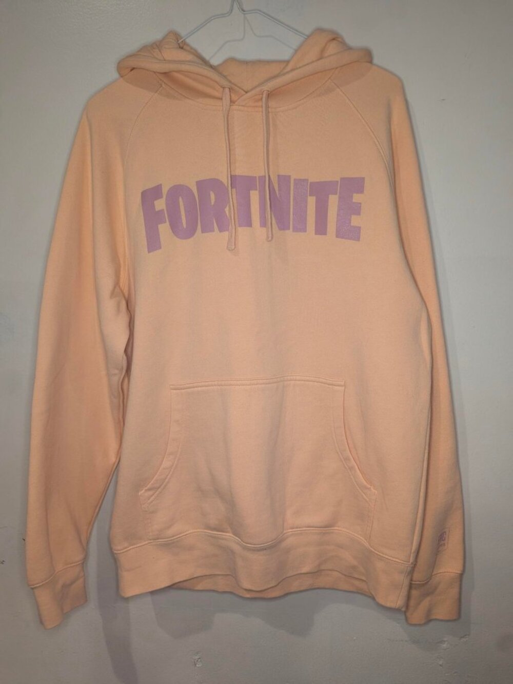 RARE Epic Games Employee Exclusive Fortnite Arch Logo Hoodie (Peach, Medium)